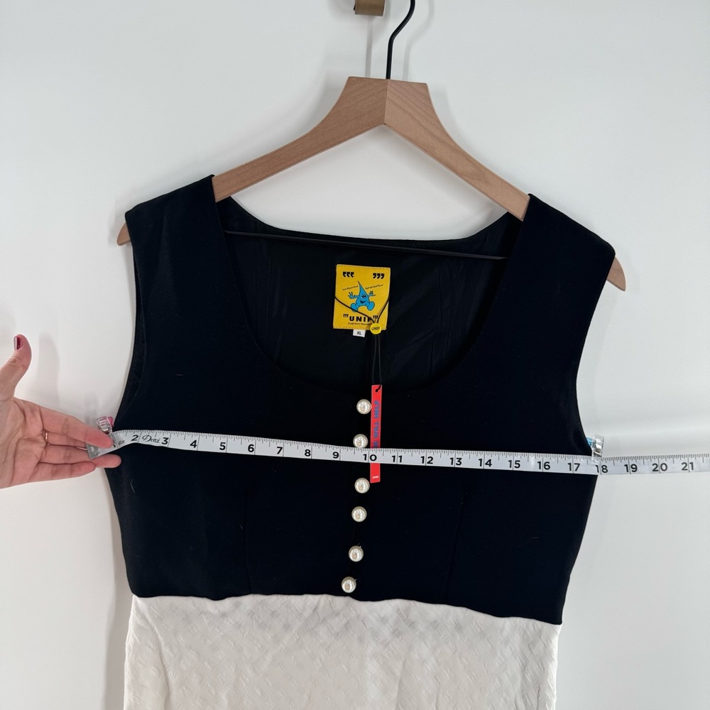 New! UNIF Clubhouse Two Tone Maxi Vintage Style 90s Y2K Dress Size XL - Picture 8 of 9